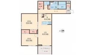 SOLANAⅡ【205号室】の間取り