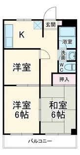 アネックス【403号室】の間取り