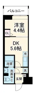 Alivis篠崎【1階】の間取り