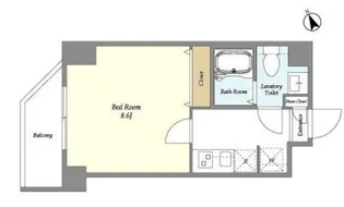 アルファコート青井【1階】の間取り