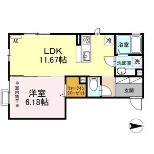 メゾン ルミエール【2階】の間取り