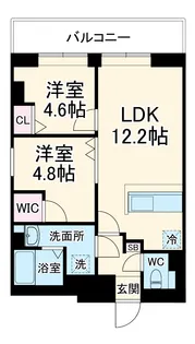 Alivis篠崎【3階】の間取り