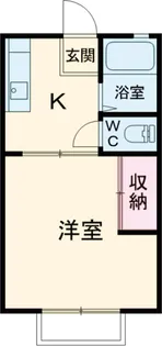 ハイランドハイツ【1階】の間取り
