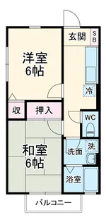 サンコート東戸塚A棟【2階】の間取り