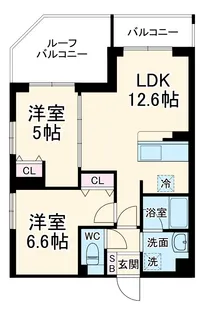 Alivis篠崎【4階】の間取り