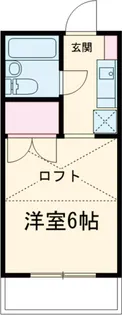 コーポ花水木【208号室】の間取り