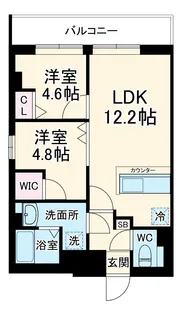 Alivis篠崎【5階】の間取り