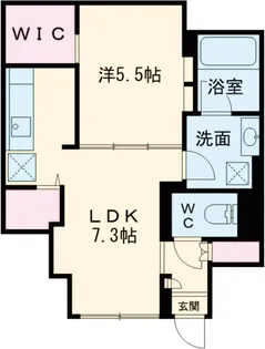 GranDuo代沢Ⅲ【1階】の間取り