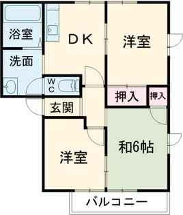 レジデンス21 C【203号室】の間取り