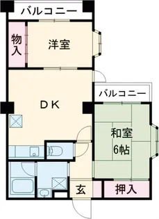 ルミナスはなみずき【2階】の間取り
