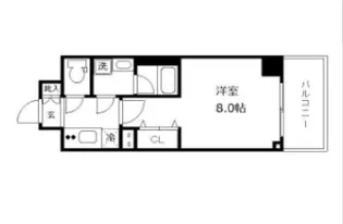 ジェノヴィア墨田文花スカイガーデン【504号室】の間取り