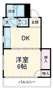 メゾンクレスタ【2階】の間取り