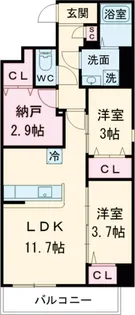 アルファコート葛西【5階】の間取り