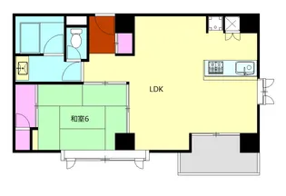 レーベン宮城野【3階】の間取り
