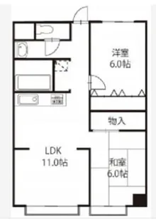 プレステージビル【1階】の間取り
