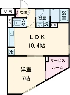 CREATIF駒澤大学前【0階】の間取り