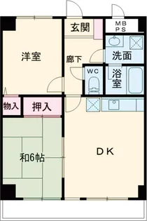 コンフォートソシアK【0101号室】の間取り