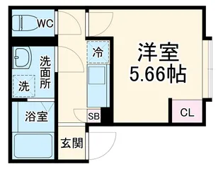 カインドネス相模大野East【101号室】の間取り