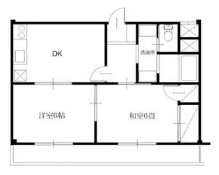 フローラル今泉 【202号室】の間取り