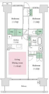 プレミスト本厚木【2階】の間取り
