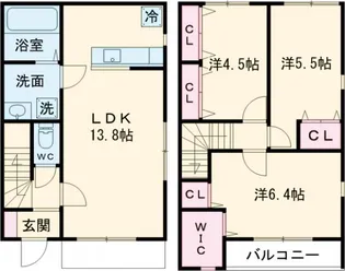 Verde C【102号室】の間取り
