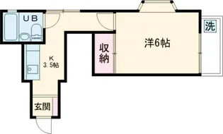 ハイムレグルスⅠ【2階】の間取り