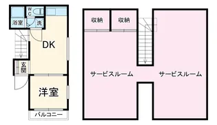 メゾンタマ【2階】の間取り