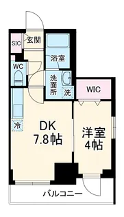 エストゥルース横濱吉野町【601号室】の間取り