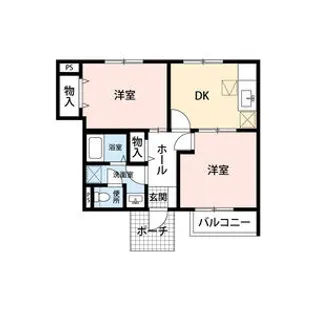 クレストール桜【1階】の間取り