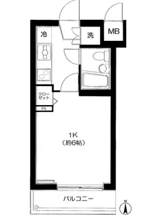 ルーブル新宿西落合Ⅱ【3階】の間取り