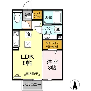 トレス・カーサ【1階】の間取り