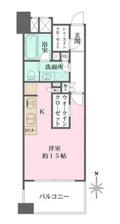 藤和シティホームズ新丸子【7階】の間取り