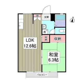 岩槻レジデンス【2階】の間取り