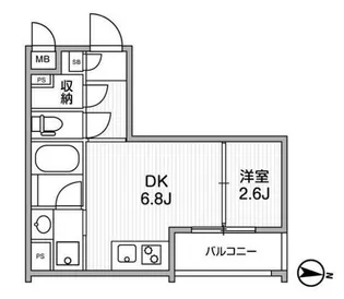 GranDuo荻窪【2階】の間取り