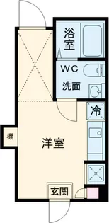 グランエッグス明大前【1階】の間取り