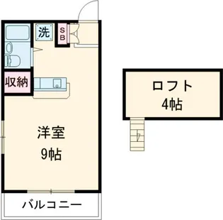 コーポ友野【103号室】の間取り
