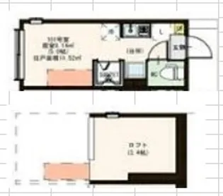 ハーモニーテラス上石神井Ⅳ【205号室】の間取り