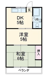 太閤コーポ【4階】の間取り