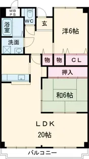 エレガンテヒロ【102号室】の間取り
