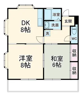 ブライトン湘南Ⅰ【1階】の間取り