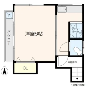 田村荘【2階】の間取り