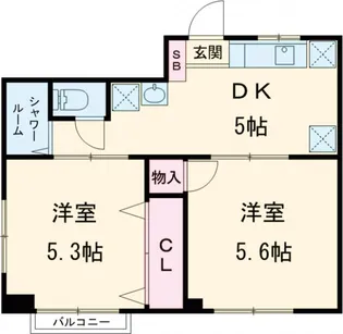 大森コーポ【4階】の間取り