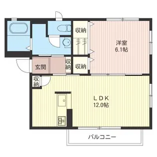 ジュニアスK【2階】の間取り