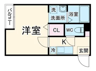 イーストヴィラ武里【2階】の間取り