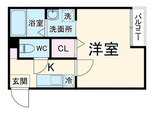 イーストヴィラ武里【1階】の間取り