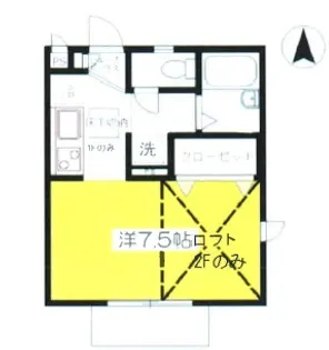 ヴォーグ東海大学前【101号室】の間取り