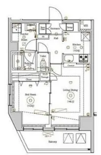 GENOVIA王子神谷skygarden【4階】の間取り