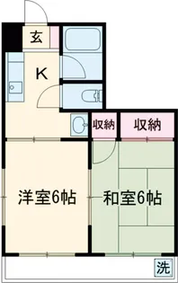 レジデンスマツモト【3階】の間取り