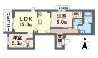 フルリアージュ【2階】の間取り