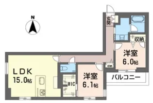 フルリアージュ【2階】の間取り